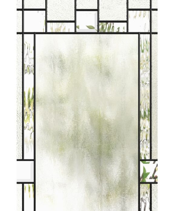 Portrait - Détail du verre chinchilla et diamanté