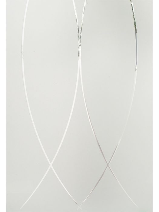 Verso - Détail du verre taillé